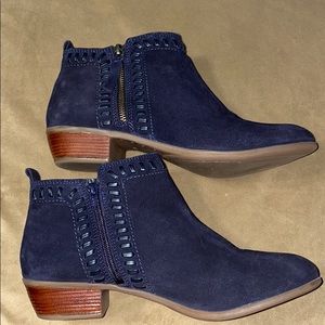 Navy Booties
